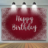 Lofaris Glitter Silver Dots Girls Princess Birthday Backdrop